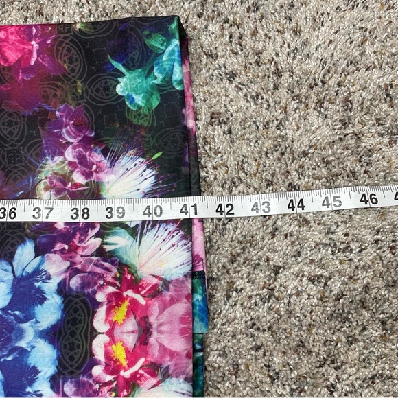 Betsey Johnson Floral Cap Sleeve Midi Pencil Dress Multicolor 6 Colorful Office - Picture 9 of 9